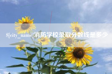 黄山消防学校录取分数线是多少
