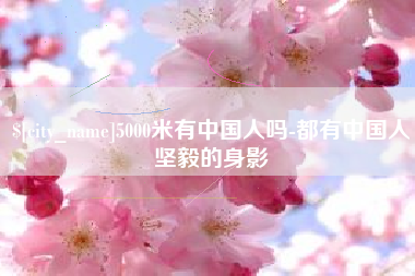 黄山5000米有中国人吗-都有中国人坚毅的身影