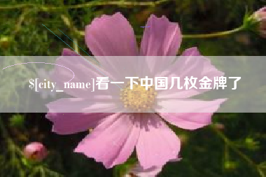 黄山看一下中国几枚金牌了