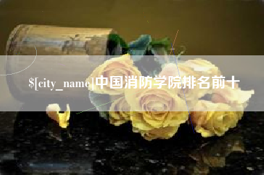 黄山中国消防学院排名前十