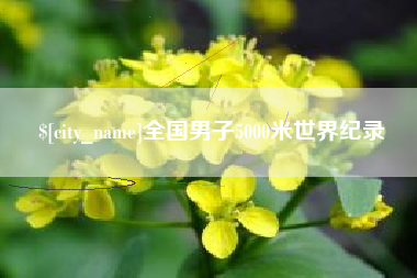黄山全国男子5000米世界纪录