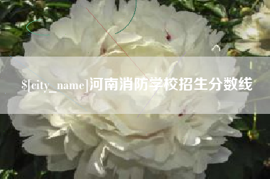 黄山河南消防学校招生分数线