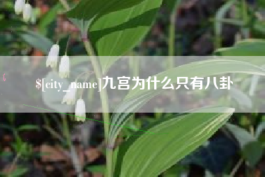 黄山九宫为什么只有八卦