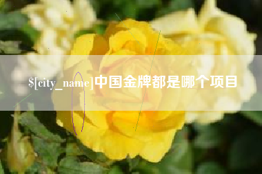 黄山中国金牌都是哪个项目