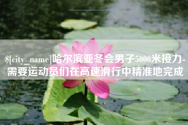 黄山哈尔滨亚冬会男子5000米接力-需要运动员们在高速滑行中精准地完成
