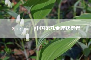 黄山中国第九金牌获得者