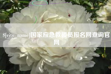 黄山国家应急救援员报名网查询官网