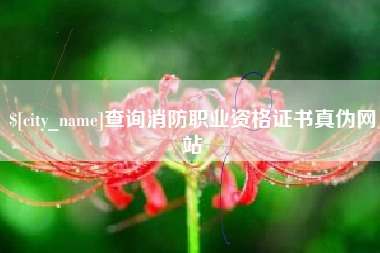 黄山查询消防职业资格证书真伪网站