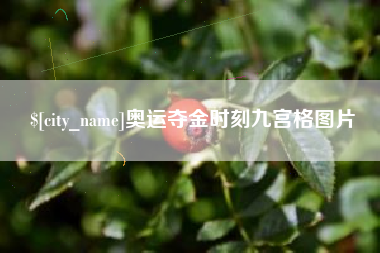 黄山奥运夺金时刻九宫格图片